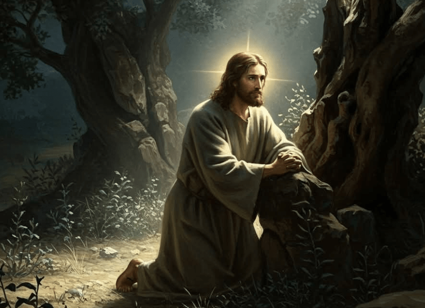 Jésus au jardin des oliviers
